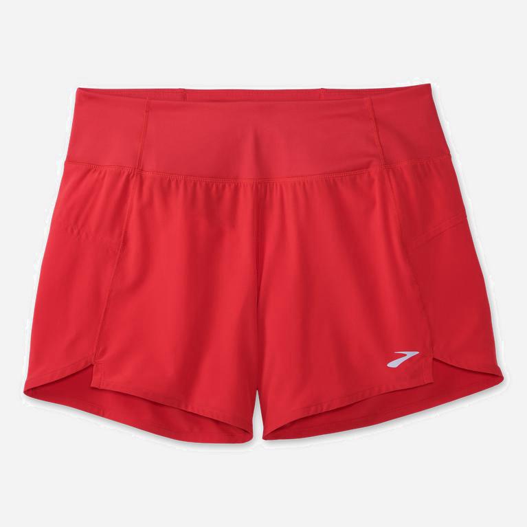 Brooks Chaser 5 Australia - Women's Running Shorts - Jamberry/Red (421398-PEB)